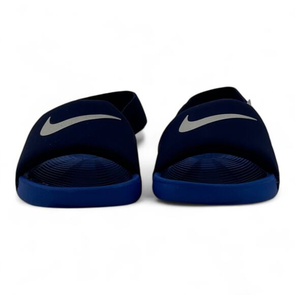 Nike Kawa Slide (Toddler) – Blue Void & Silver - Picture 3 of 7
